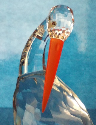 From our collection: A Preciosa Crystal Stork